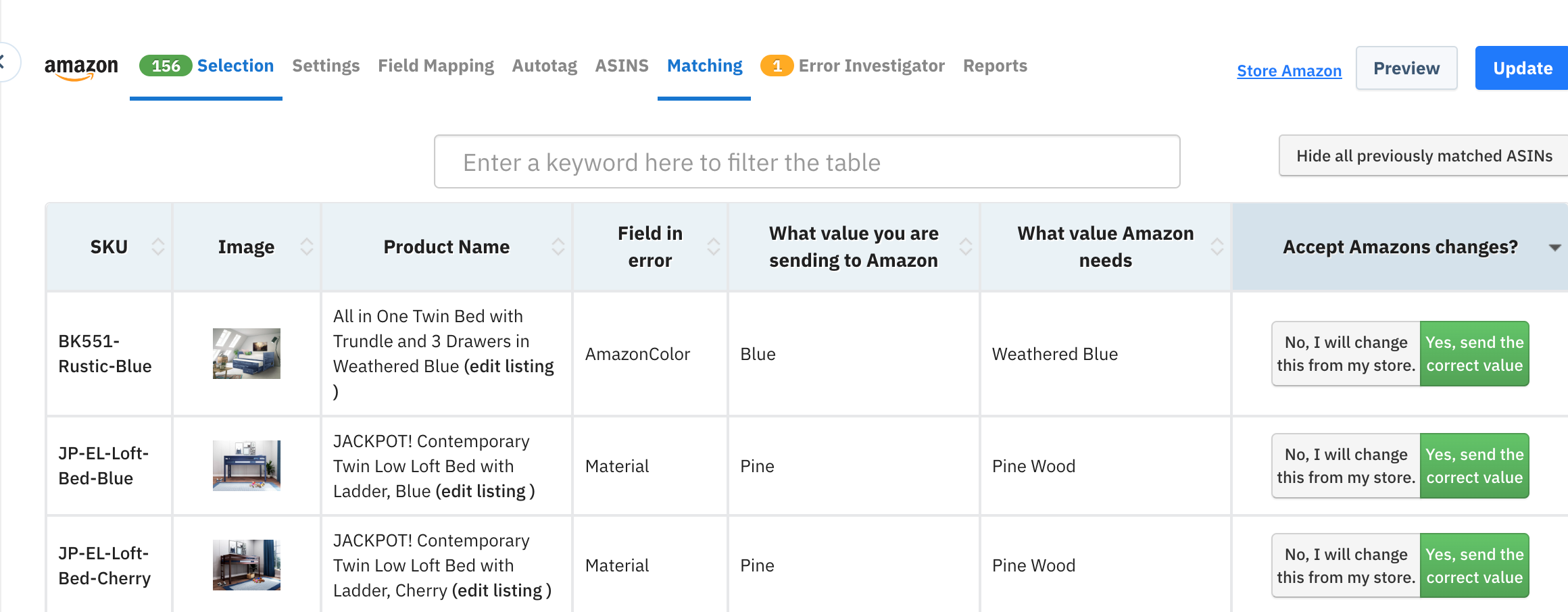 Troubleshooting Amazon Matching Error #8541 – Shoppingfeed Help Center